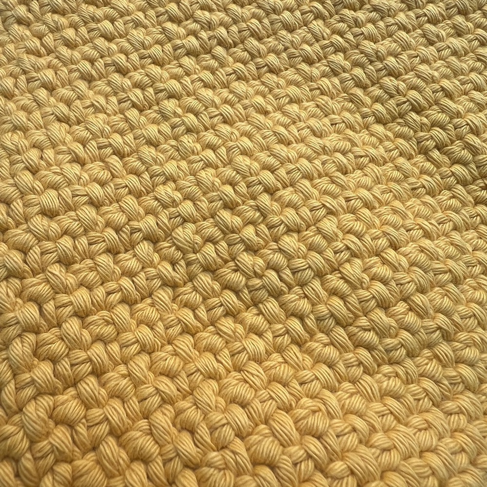 Babaa‎ 100% Spanish Cotton Yellow Knit Sweater Designer - Picture 7 of 12